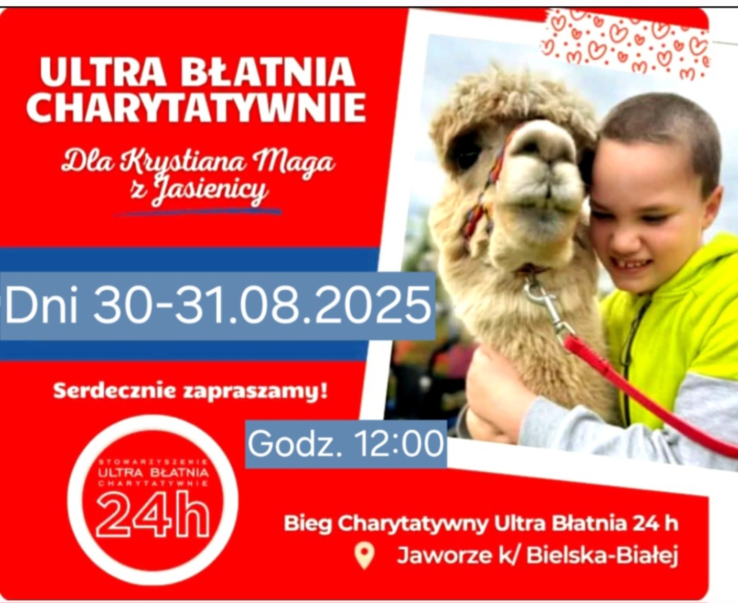 Grafika - Bieg Charytatywny dla Krystianka z Jasienicy