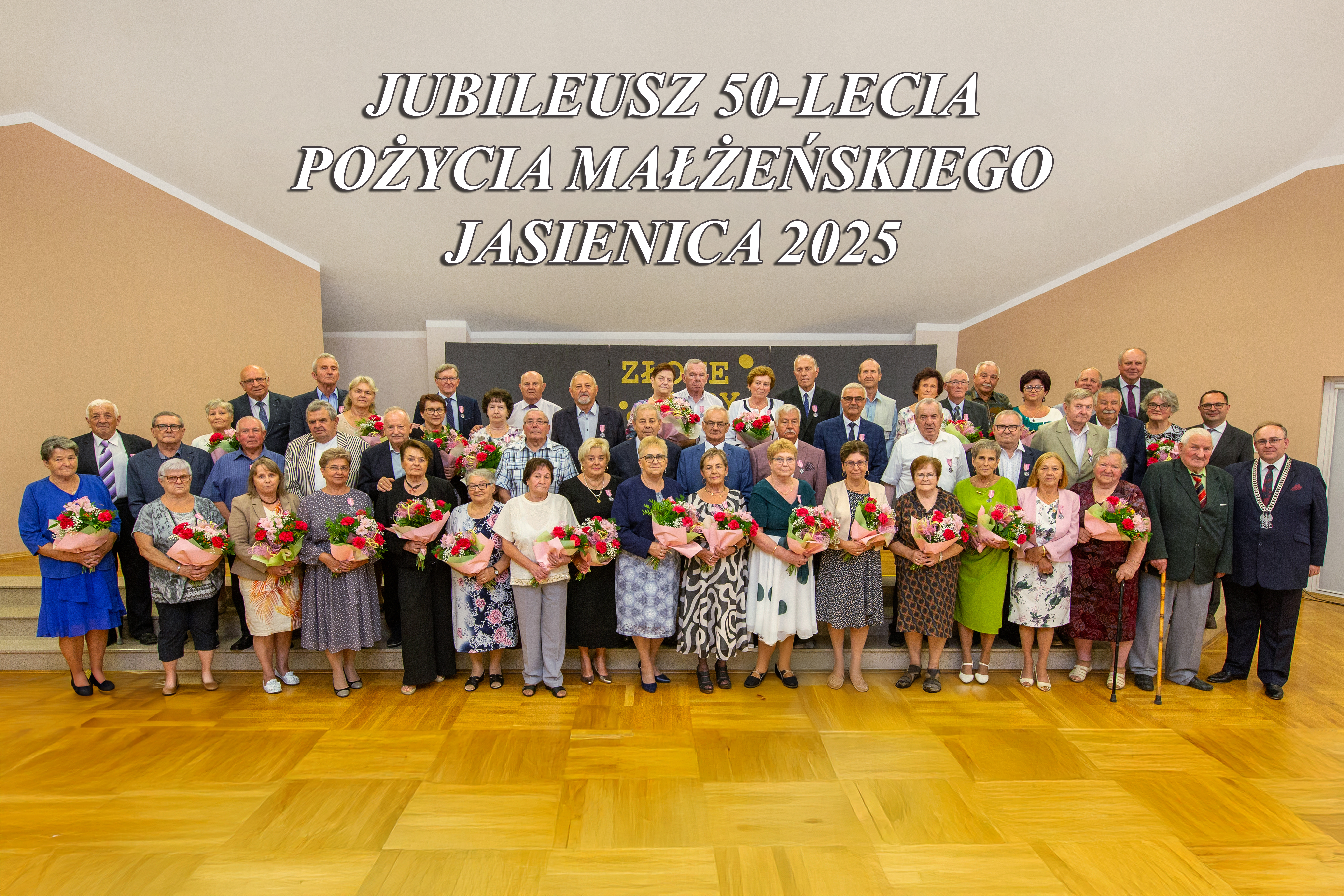 Zdjęcie gripowe jubilatów.