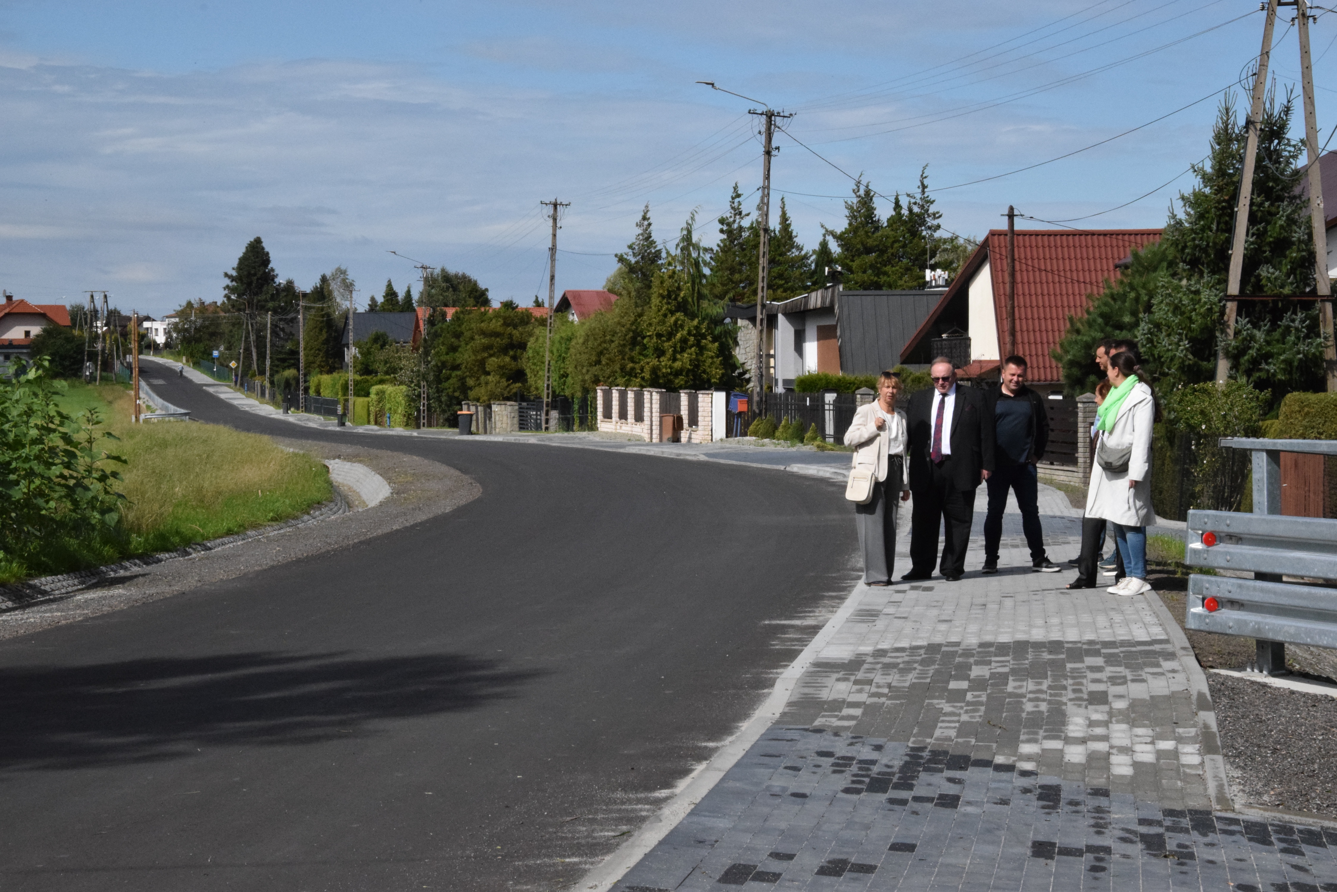 Przebudowana ul. Szkolnej, łączącej Biery i Świętoszówkę.