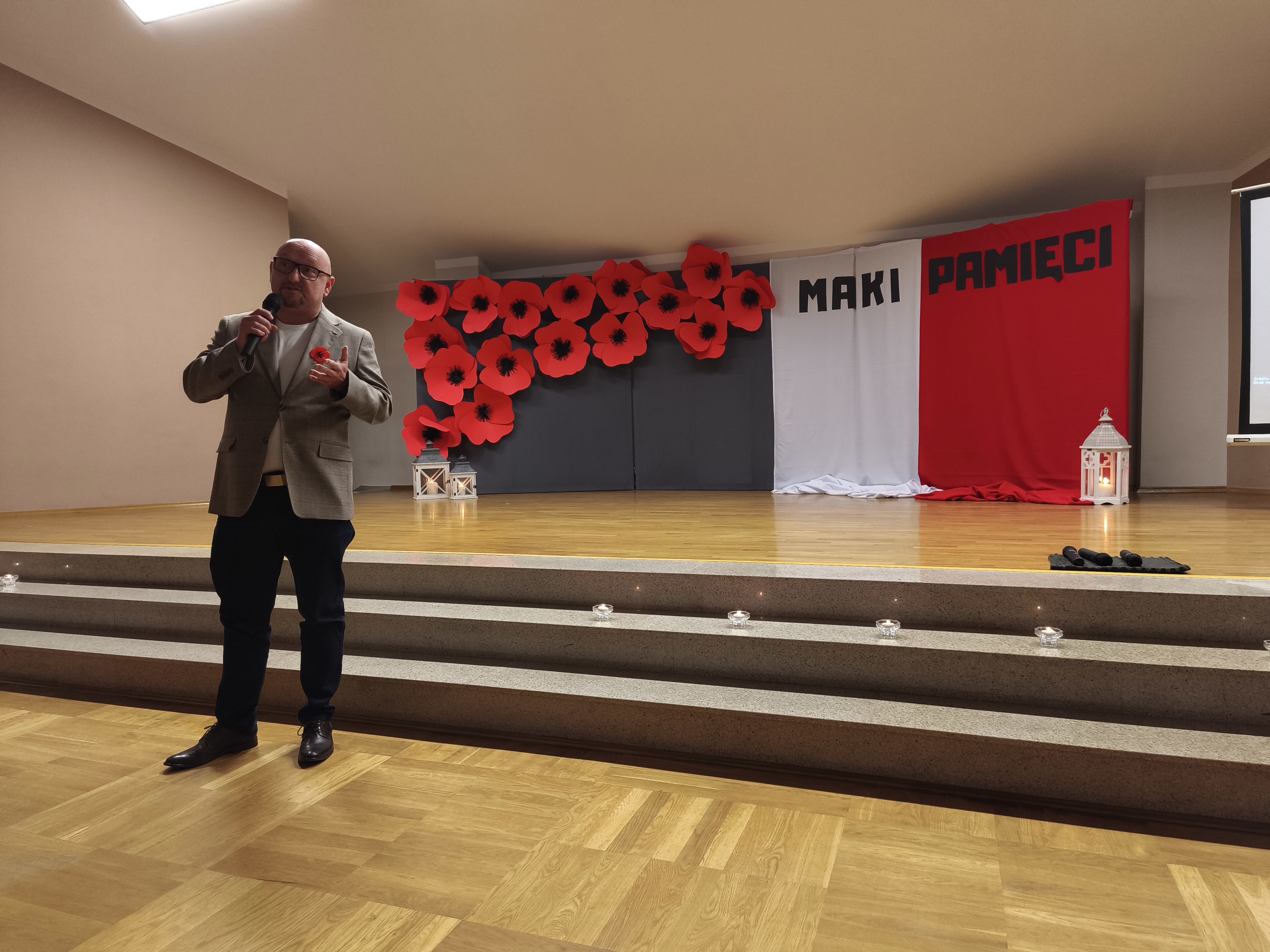 Zastępca Wójta na wydarzeniu Maki Pamięci.