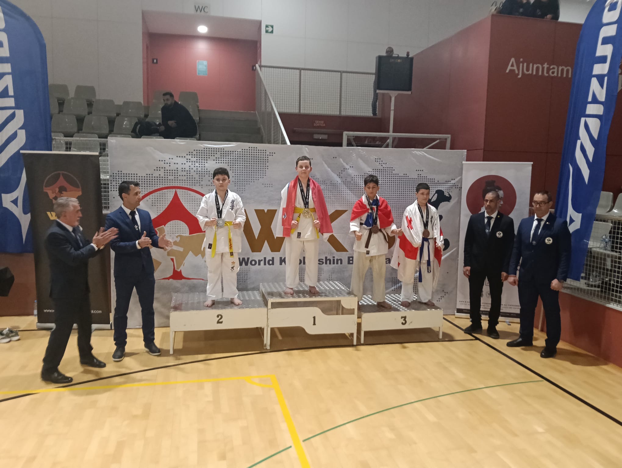 Igor na podium,