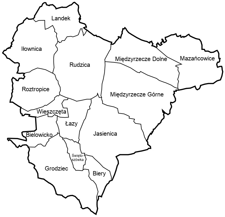 Mapa gminy
