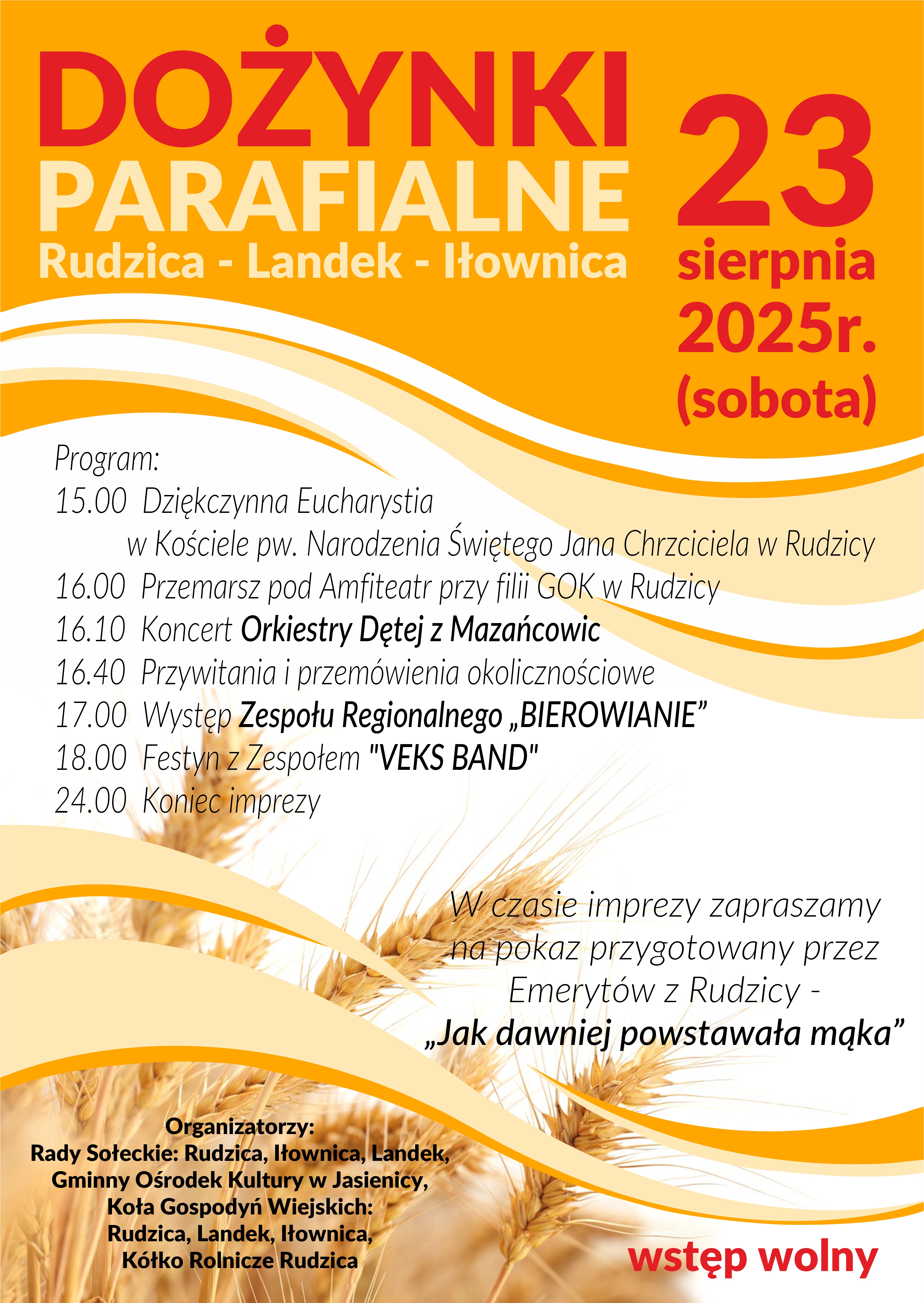 Plakat wydarzenia.