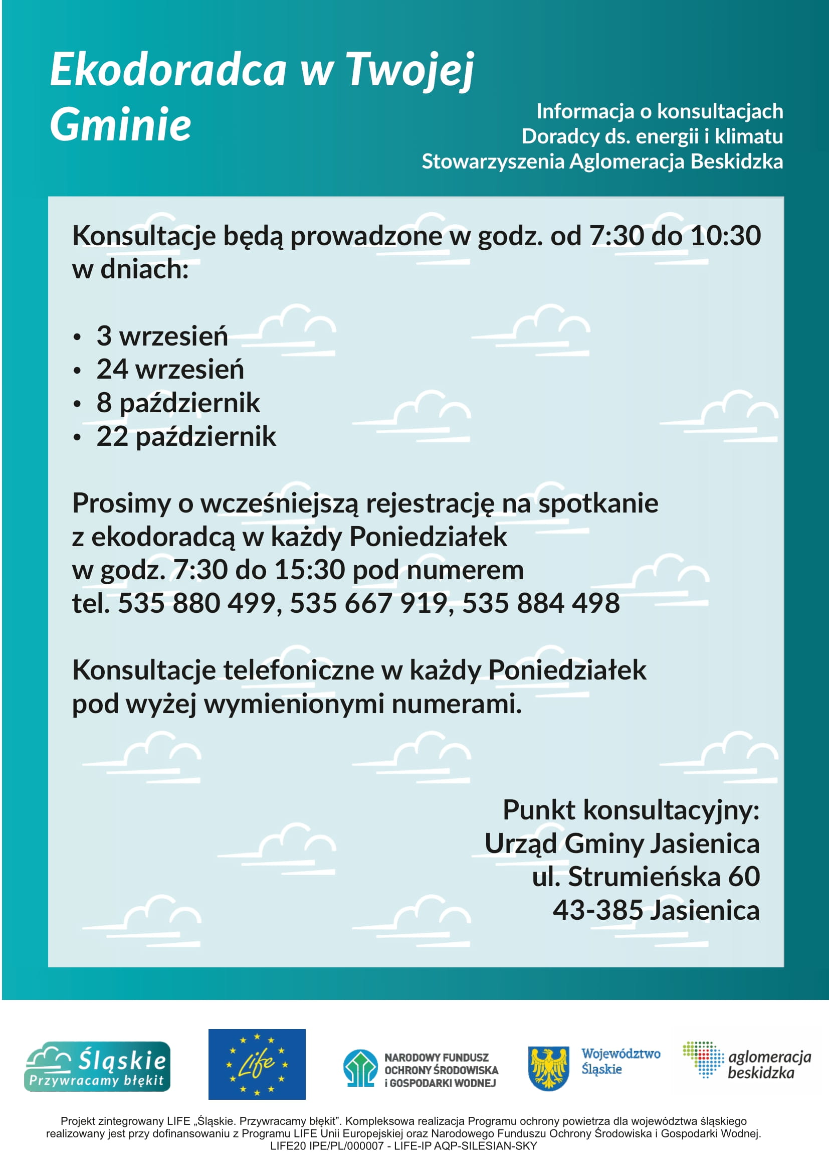 Plakat informacyjny.