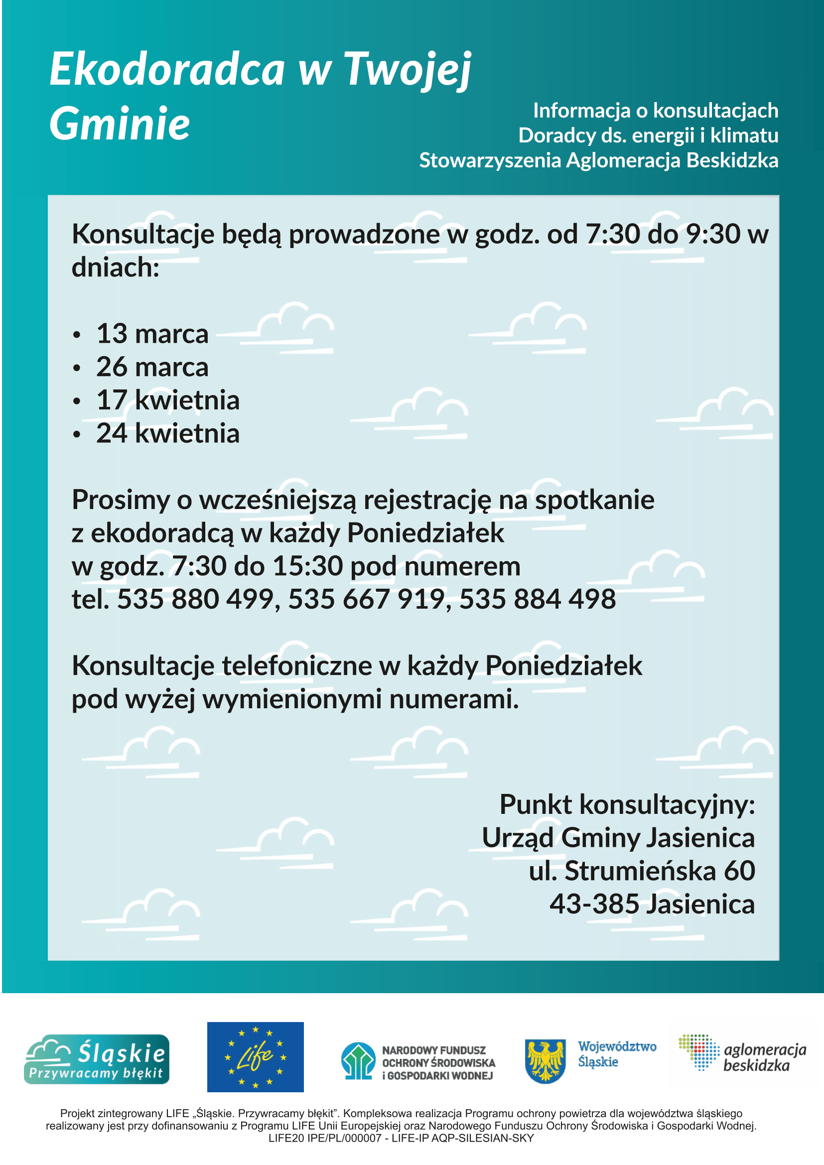 Plakat informacyjny.