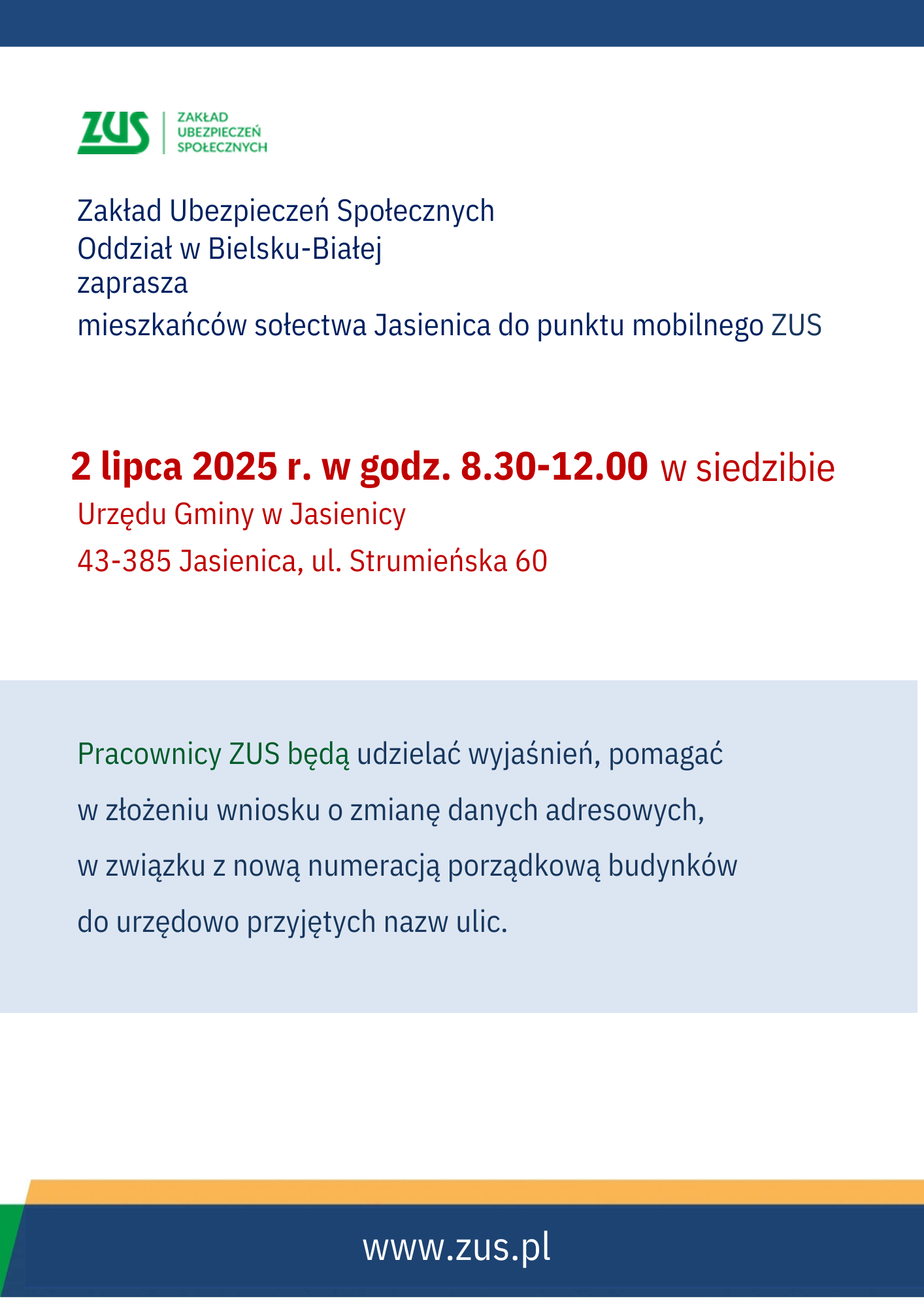 Grafika do komunikatu