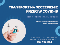 Transport na szczepienie przeciw COVID-19