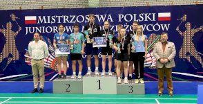 Badmintoniści na podium Mistrzostw Polski