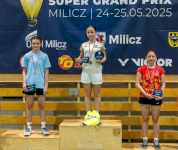 Medale młodej badmintonistki
