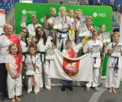 Pierwsze medale karate